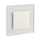 APUS Oprawa schodowa LED 0,8W 13lm 12V 3000K IP20 kwadratowa srebrna
