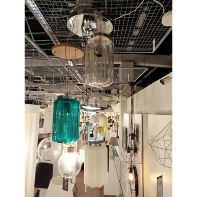 Bali Lampa wisząca potrójna kolorowa