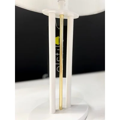 BASTIA Lampa stołowa biała