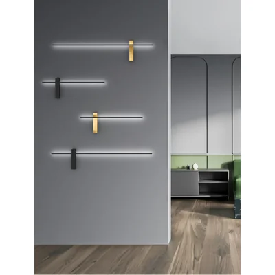 BENE PARETTE Kinkiet 62 cm 7W 3000K 284lm LED zintegrowany IP20 złoty