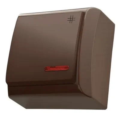 BIS Łącznik krzyżowy z podświetleniem brązowy