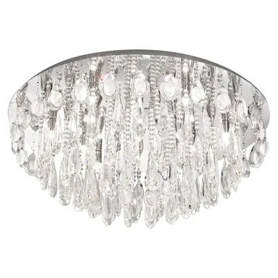 CALAONDA Lampa sufitowa 76 cm chrom