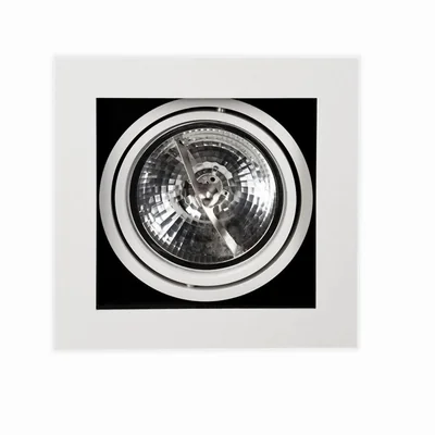 Cardo I Bianco Lampa sufitowa wpuszczana biała