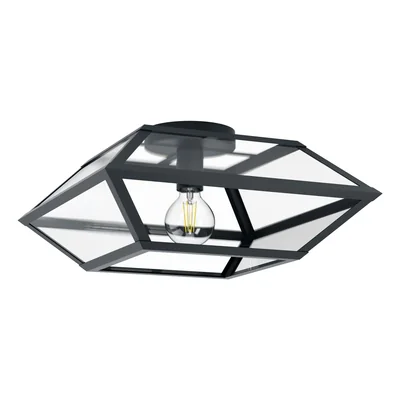 CASEFABRE Lampa sufitowa 45x45 cm czarna