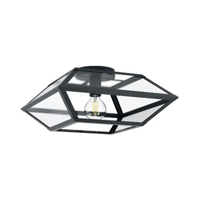 CASEFABRE Lampa sufitowa 45x45 cm czarna