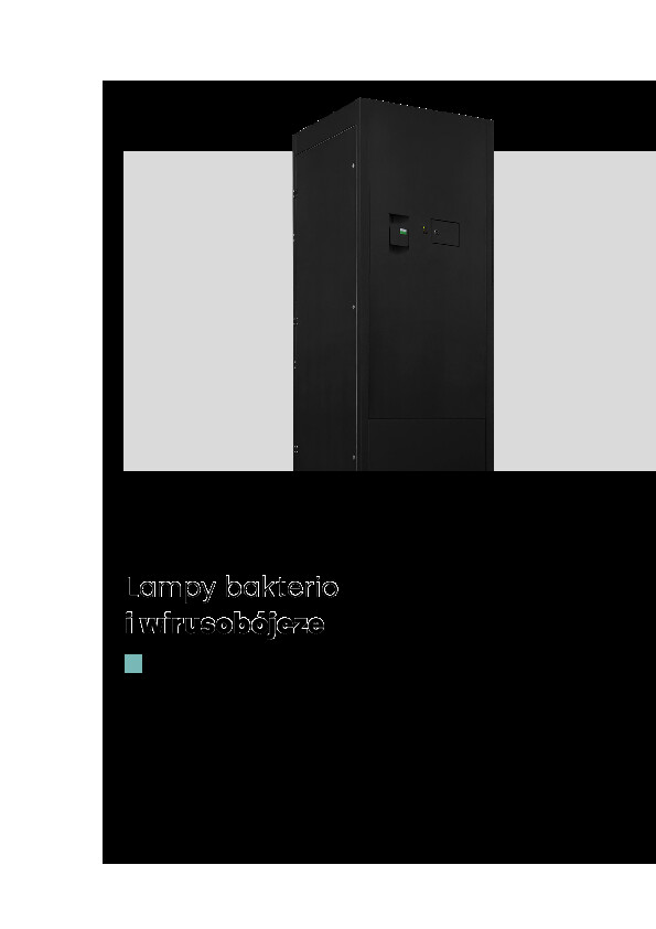 Katalog LENA LIGHTING - Lampy bakteriobójcze i wirusobójcze