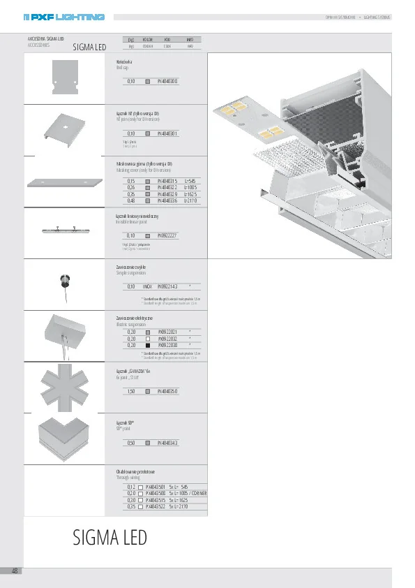 Katalog PXF Lighting - cz. VII