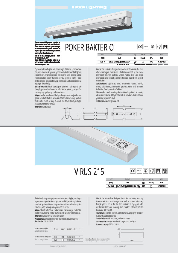 Katalog PXF Lighting - cz. X