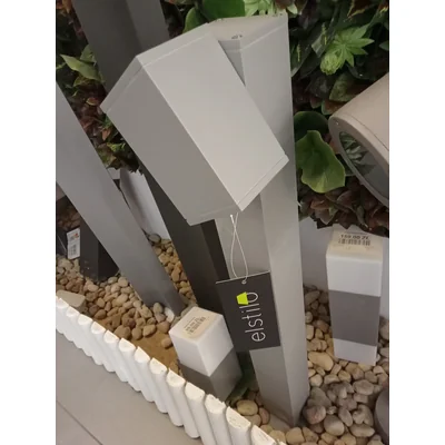 Cubic PATH LIGHT L-TYPE lampa podłogowa srebrnoszary GU10 max. 35W