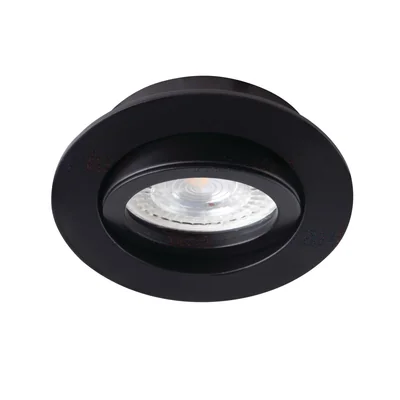 Dalla Lampa wpuszczana 8,2cm 10W GU10 IP20 czarna