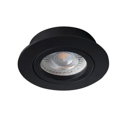 Dalla Lampa wpuszczana 8,2cm 10W GU10 IP20 czarna