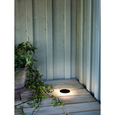 DECKLIGHT Oprawa zewnętrzna wpuszczana 3W LED IP44 WW czarna