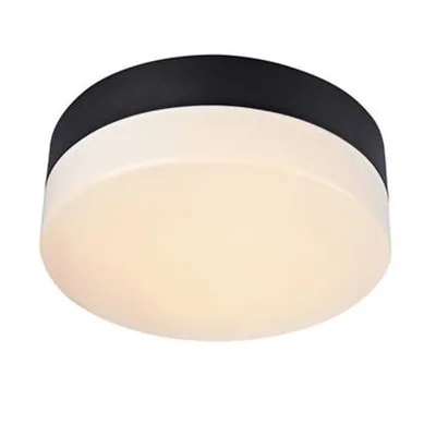 DEMAN IP44  Lampa sufitowa czarna/biała