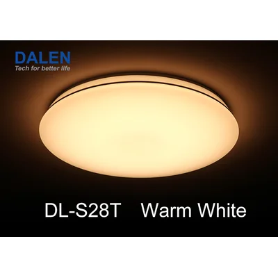 DL-S28T lampa sufitowa LED biała + pilot