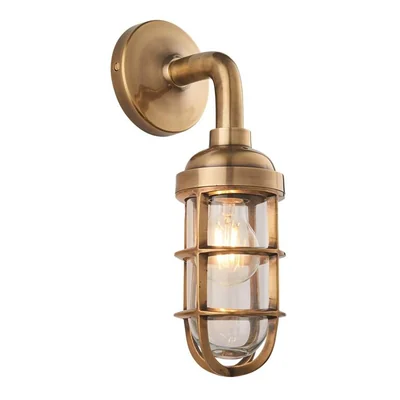 ELCOT Lampa ścienna mosiądz