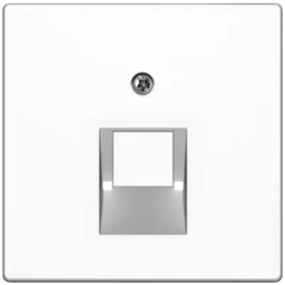 Element centralny do gniazda przyłączeniowego UAE jednokrotnego śnieżnobiały połysk