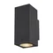 ENOLA SQUARE  UP/DOWN M Lampa zewnętrzna ścienna 20W 1900LM 3000K/4000K IP65 czarna