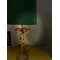 EXTRAVAGANZA COCONUT Lampa stołowa E27 IP20  mosiężna z zielonym abażurem