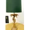 EXTRAVAGANZA COCONUT Lampa stołowa E27 IP20  mosiężna z zielonym abażurem