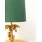 EXTRAVAGANZA COCONUT Lampa stołowa E27 IP20  mosiężna z zielonym abażurem