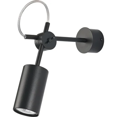 EYE S Lampa ścienna grafitowa