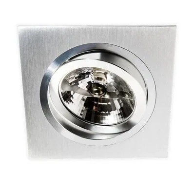 FARO I ALLUMINIO Lampa wpuszczana aluminium szczotkowane