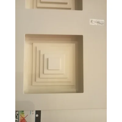 FERREROS  Lampa sufitowa 27x27cm biała