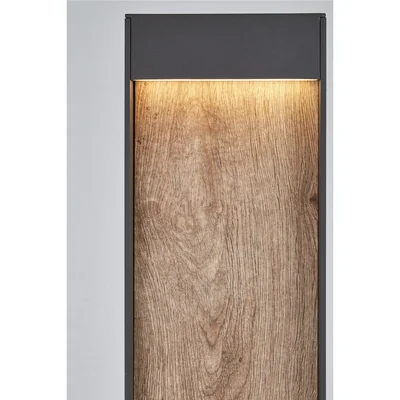 FLAT POLE 100 Słupek zewnętrzny 10W 400lm 3000K/4000K IP65 brązowy