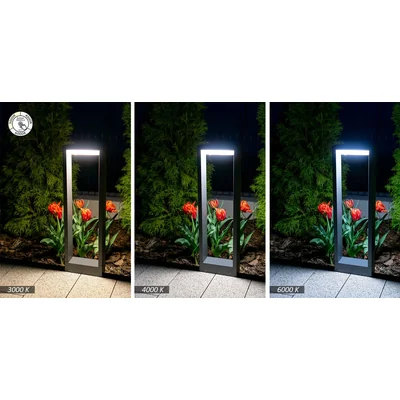 FORM Lampa zewnętrzna stojąca 80 cm ciemny popiel