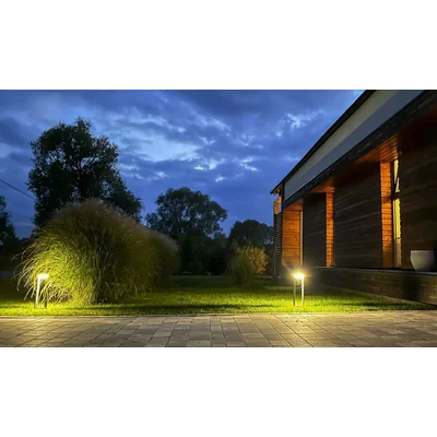 FORM Lampa zewnętrzna stojąca 80 cm ciemny popiel