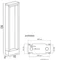 FORM Lampa zewnętrzna stojąca 80 cm ciemny popiel