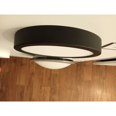FUEVA 1 Lampa sufitowa 21 cm neutralny czarny