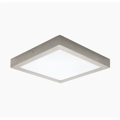 FUEVA 1 Lampa sufitowa 30x30 cm biały ciepły nikiel satynowy