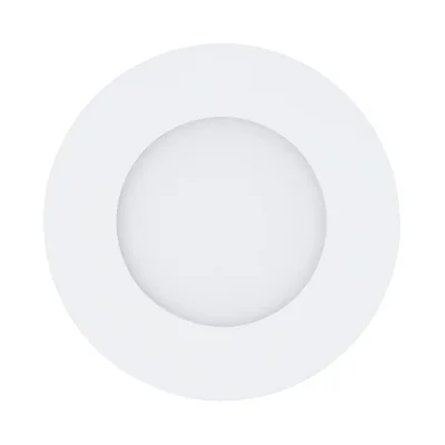 FUEVA 1Lampa sufitowa wpuszczana 8,5cm biały ciepły biała