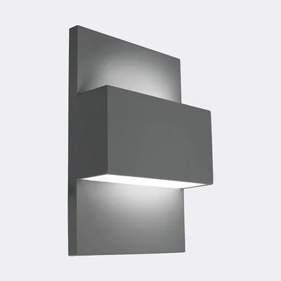 Geneva Lampa ścienna zewnętrzna aluminium