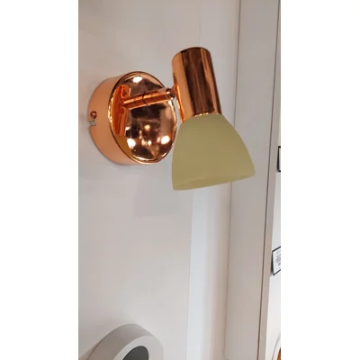 Glossy 2 Lampa ścienna miedź/szampański