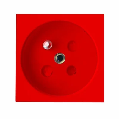 Gniazdo DATA z uziemieniem z kluczem 45 x 45 mm odchylone 45 stopni od osi