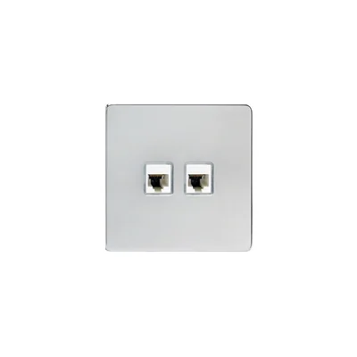 Gniazdo komputerowe RJ45, kat.6 podwójne