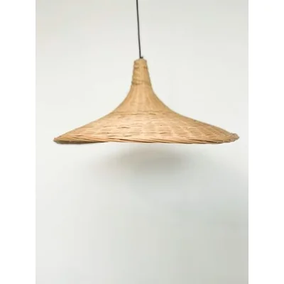HAXEY Lampa wisząca E27 IP20 drewniana
