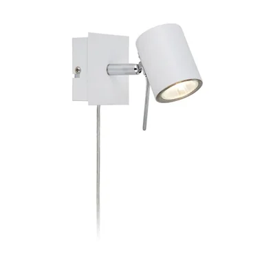 HYSSNA Lampa ścienna biała