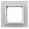IMPRESJA Ramka pojedyncza białe szkło + ramka biała