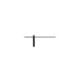 IMPULSE Kinkiet 61cm 6W 3000K 200lm LED zintegrowany IP20 czarny