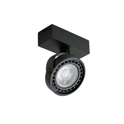 JERRY 1 230V Lampa sufitowo-ścienna czarna