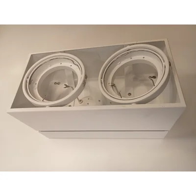 KARDAMOD Lampa sufitowa podwójna biała ekspozycyjna