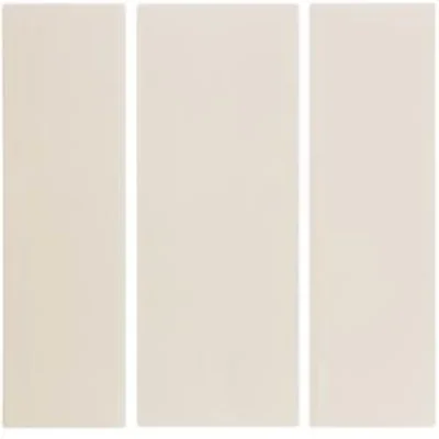 Klawisz podwójny do łącznika 3-krotnego kremowy połysk