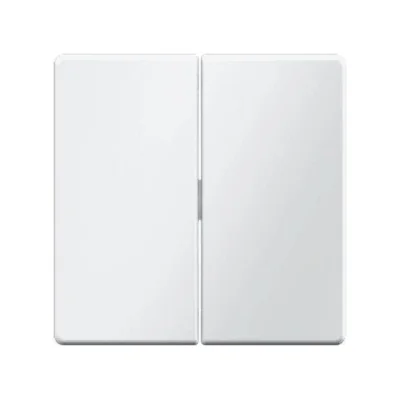 Klawisz podwójny kremowy połysk