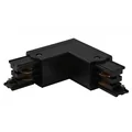 Łącznik narożny prawy czarny