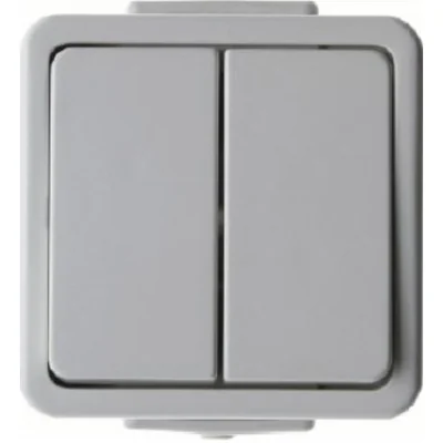 Łącznik wieloklawiszowy seryjny, biały