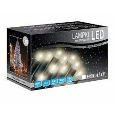 LAMPKI LED BIAŁY ZIMNY 10M 3,3W IP20