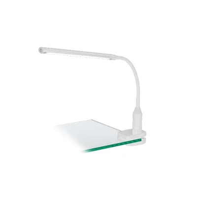 Laroa Lampa biurkowa zaciskowa biała